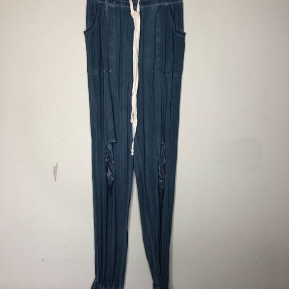 POL Sz M Jean Ripped Pocket Joggers - Picture 6 of 8